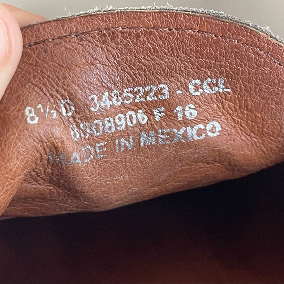 Frye Moccasin Driving Suede Lace Front Loafers - Picture 7 of 7